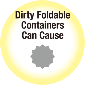 Dirty Foldable Containers Can Cause