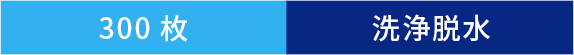 300枚 洗浄脱水