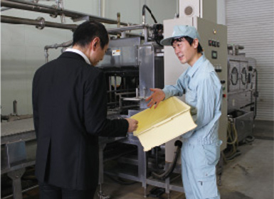 洗浄乾燥テストの写真