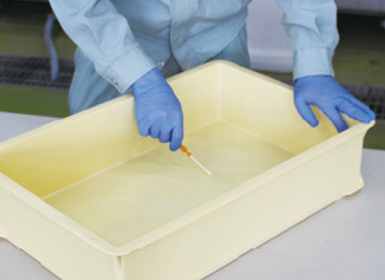 ATPふき取り検査の写真