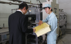 実機での洗浄テストの様子